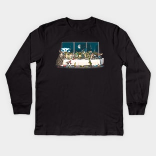 Last dinner at midnight Kids Long Sleeve T-Shirt